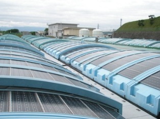 Dome Covers with Solar Panels