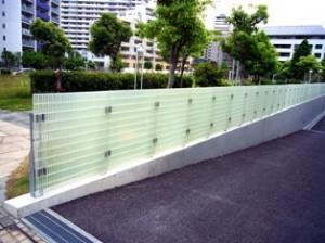 Used as fence material at school - GS2525 reverse clear type (coating)
