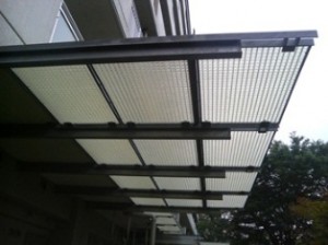 Fall preventive eave for apartment -GS4040 clear type